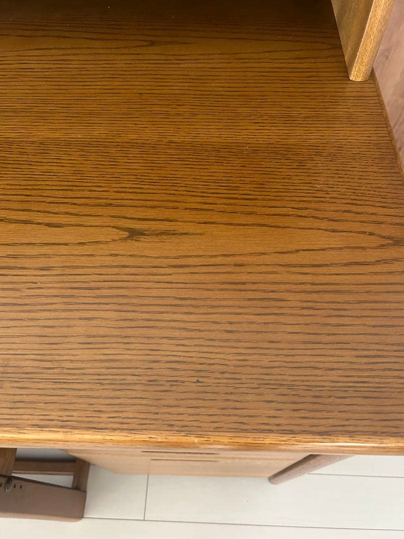 浜本工芸　学習机　本棚付き　袖机　フルセット　USED 皇室御用達　高級