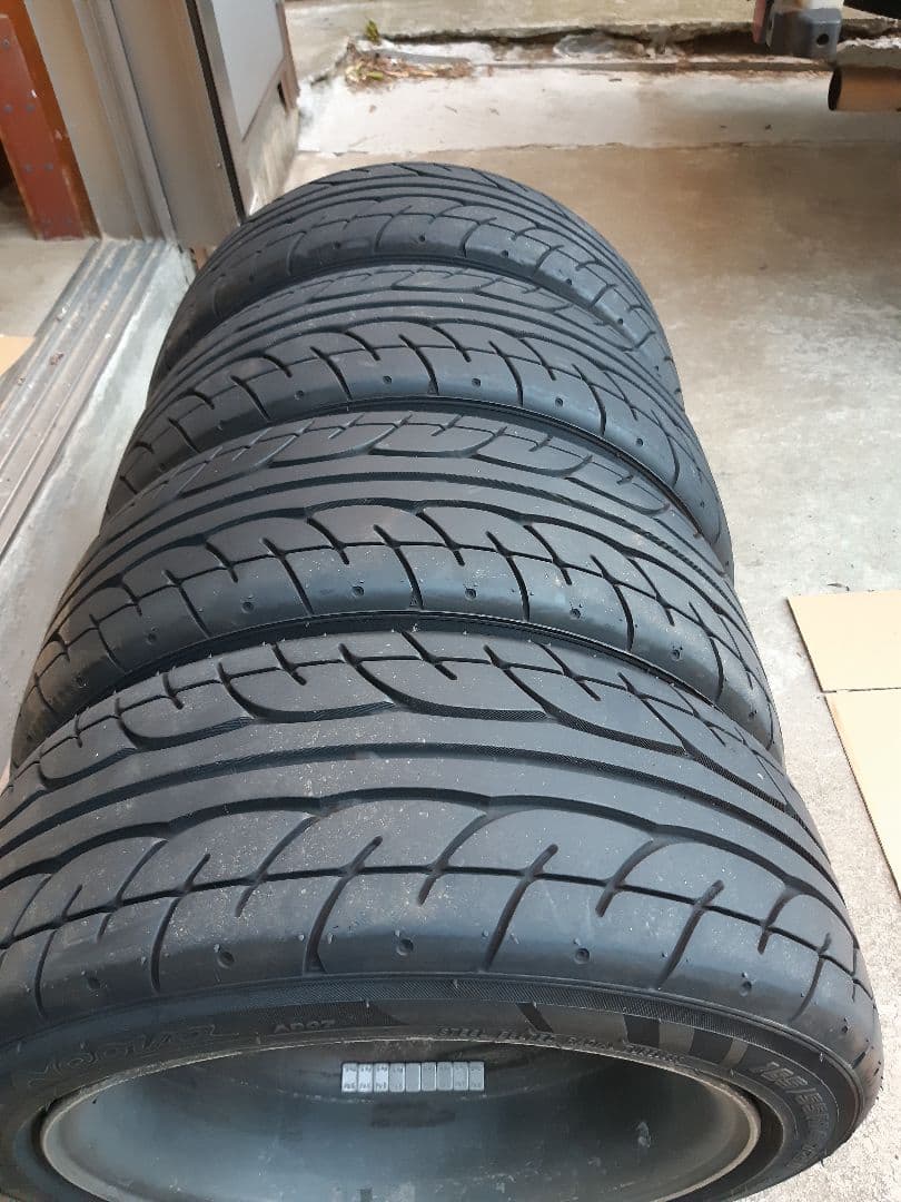 RSワタナベ&アドバンad07 4本セット&協永産業レデューラレーシングナット