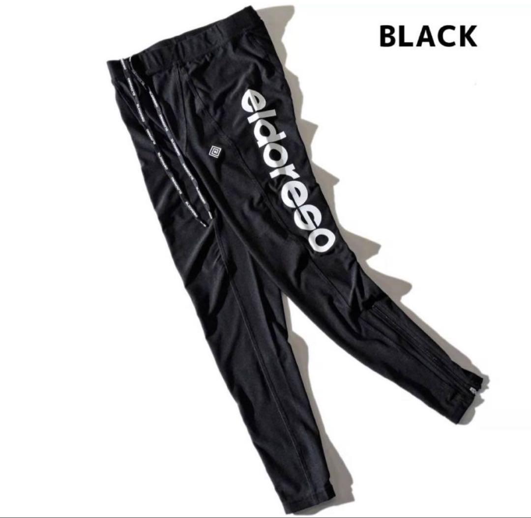 【美品】eldoreso ロングタイツXLジッパーポケット付き