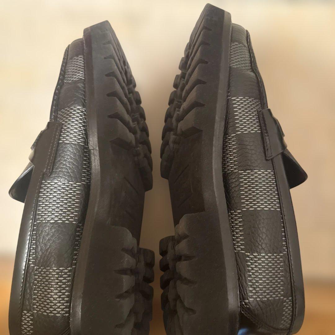 LOUIS VUITTON ダミエローファー ブラック