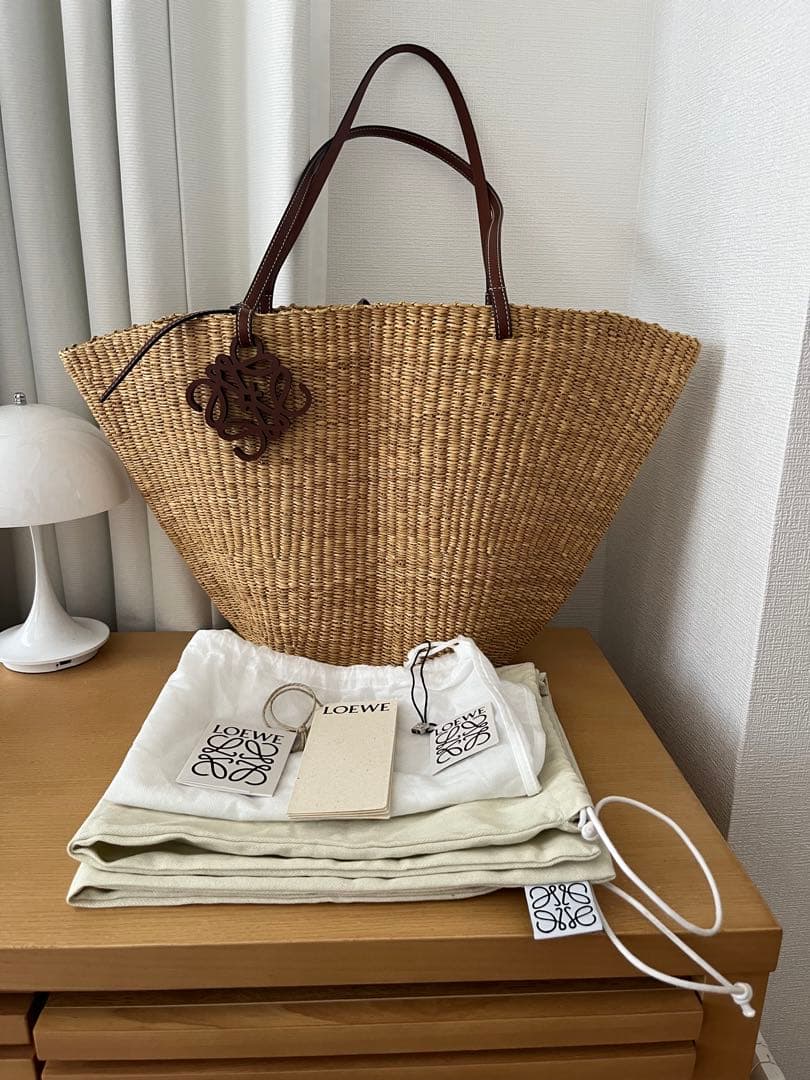 LOEWE シェルカゴバッグ　美品