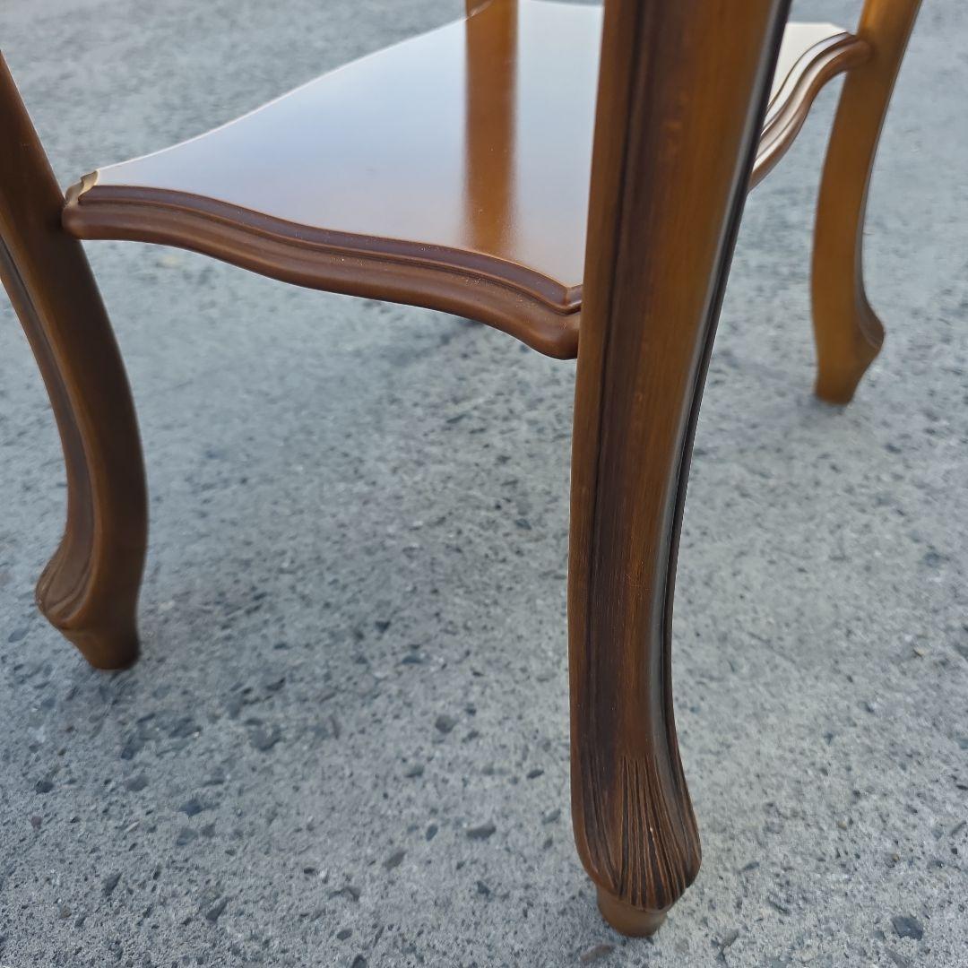 【美品】アンティーク家具　大理石調　猫脚 コンソール 台　テーブル レトロ