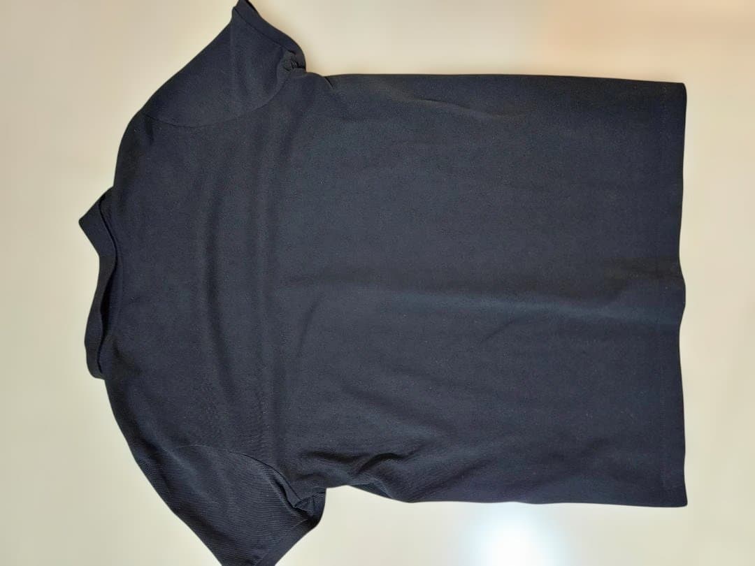 MONCLERブラックポロシャツsizeXL