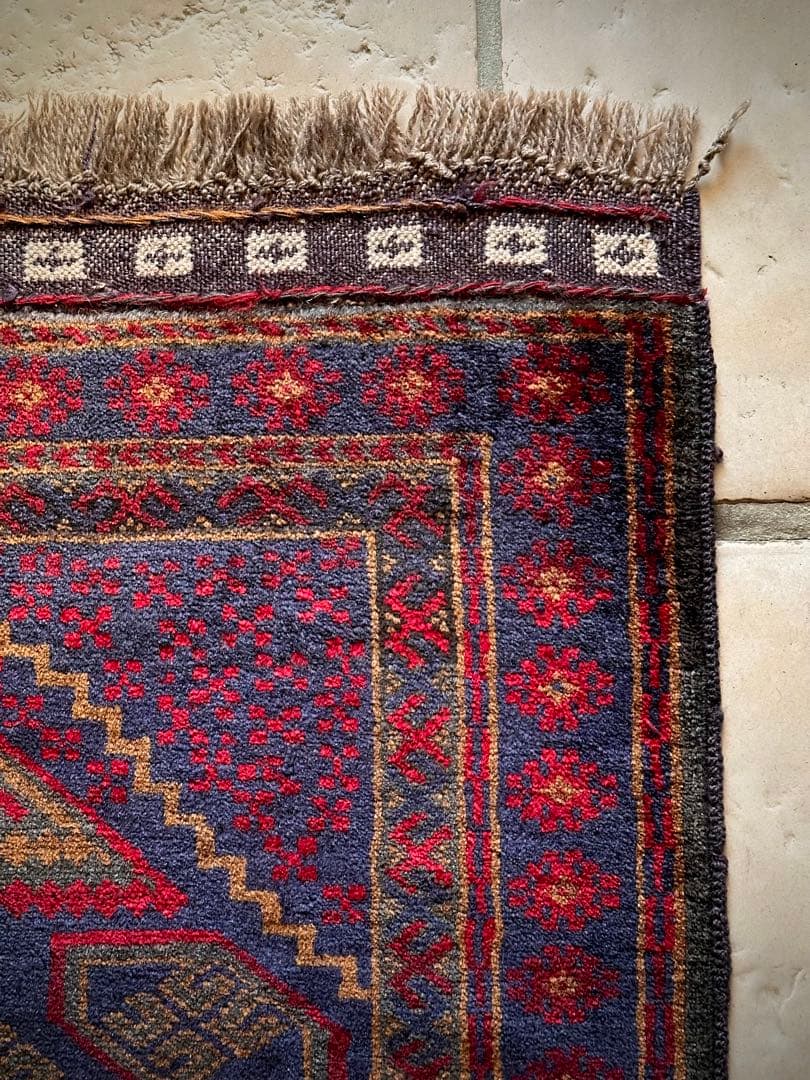 トライバルラグ　ヴィンテージラグ　アフガンラグ　マルダリ　バルーチ　プリミティブ