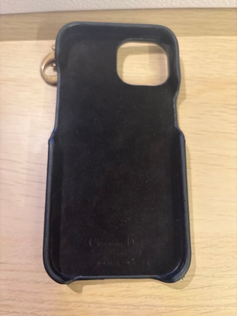 お値下げ　Dior ブラックカナージュiPhone15ケース