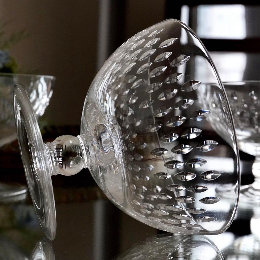 美品★オールドバカラBACCARAT★パリ★シャンパンクープ ワイングラス★6脚