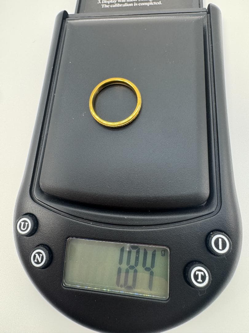 《日本製18金》K18ゴールド テクスチャーリング1.84g 11号 即日発送