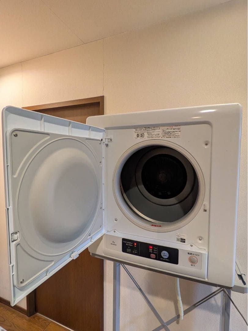 日立　衣類乾燥機　DE-N40WX　スタンド付き　近県配送のみ