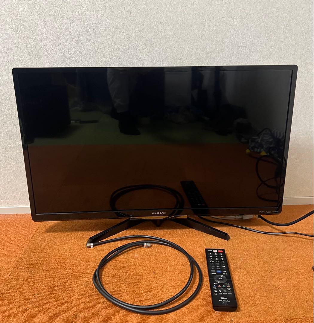 FUNAI フナイ ハードディスク内蔵！裏番組録画 液晶テレビ 32V型19年製