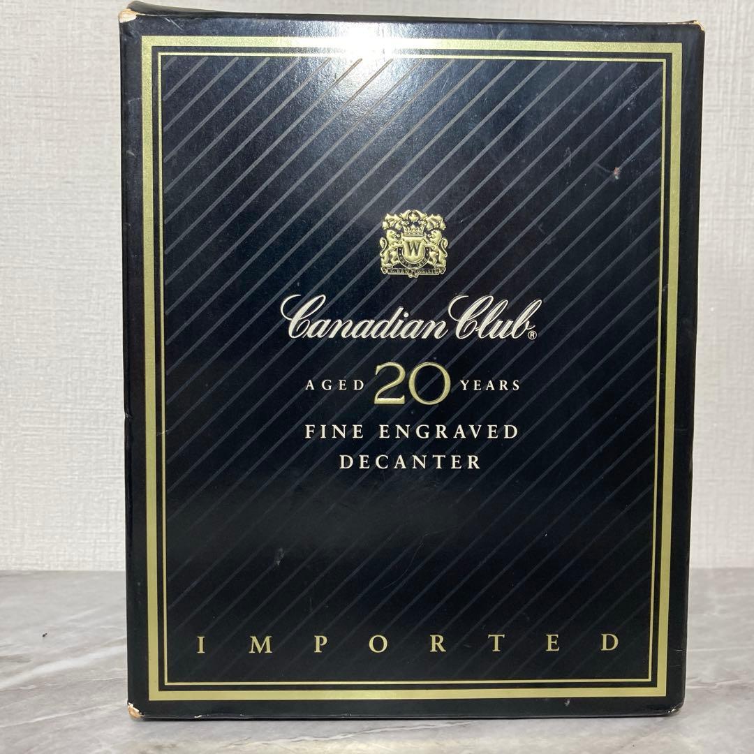 カナディアンクラブ　20年　デキャンタボトル
