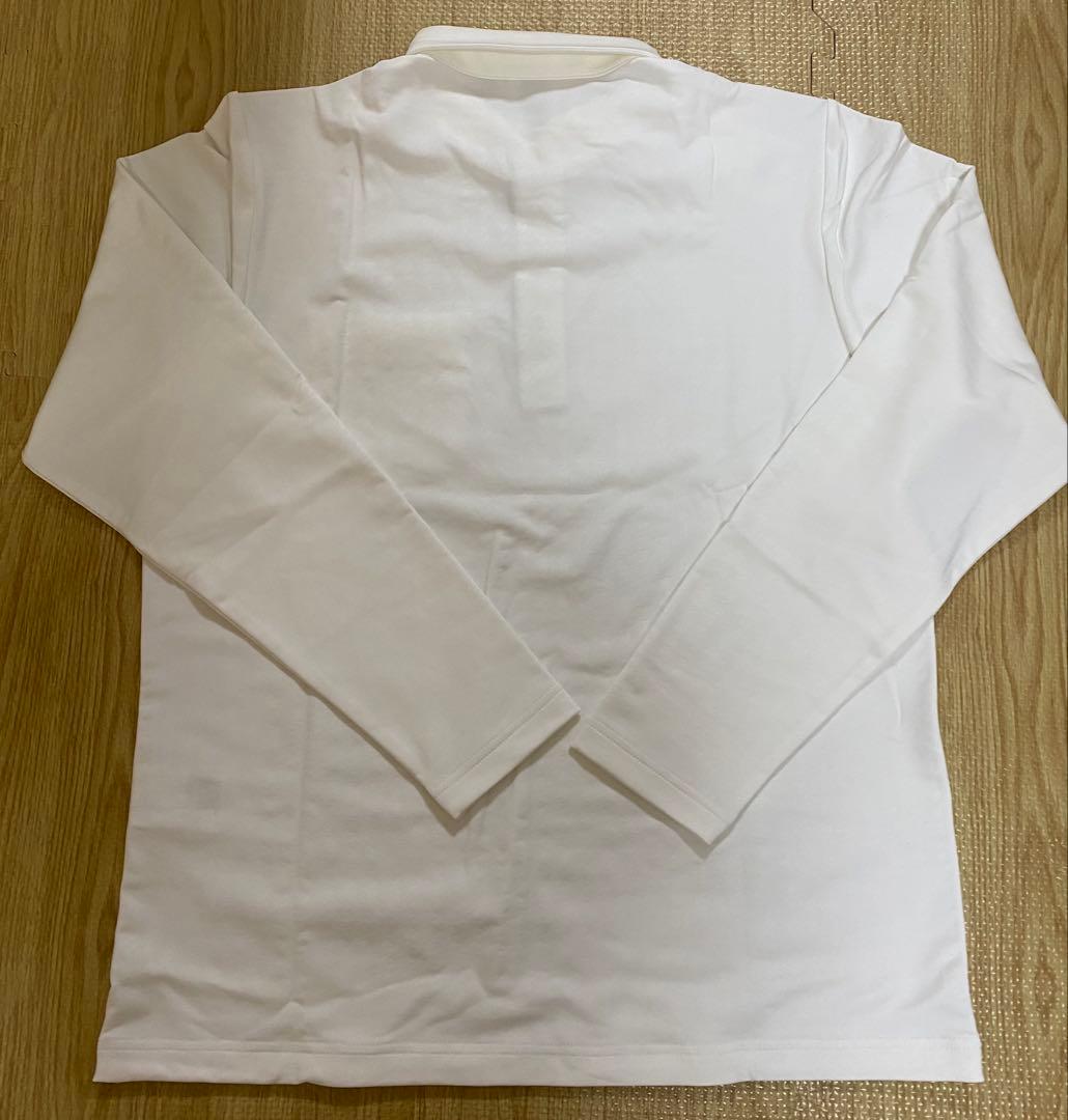 新品タグ付LANVIN SPORT ホワイト 長袖ポロシャツ