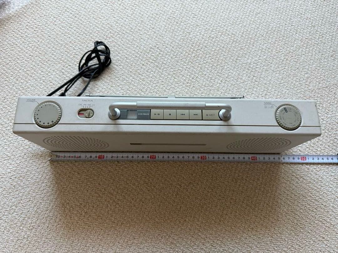 【稀少品】無印良品　携帯CDラジオ　ラジカセ　コンポ