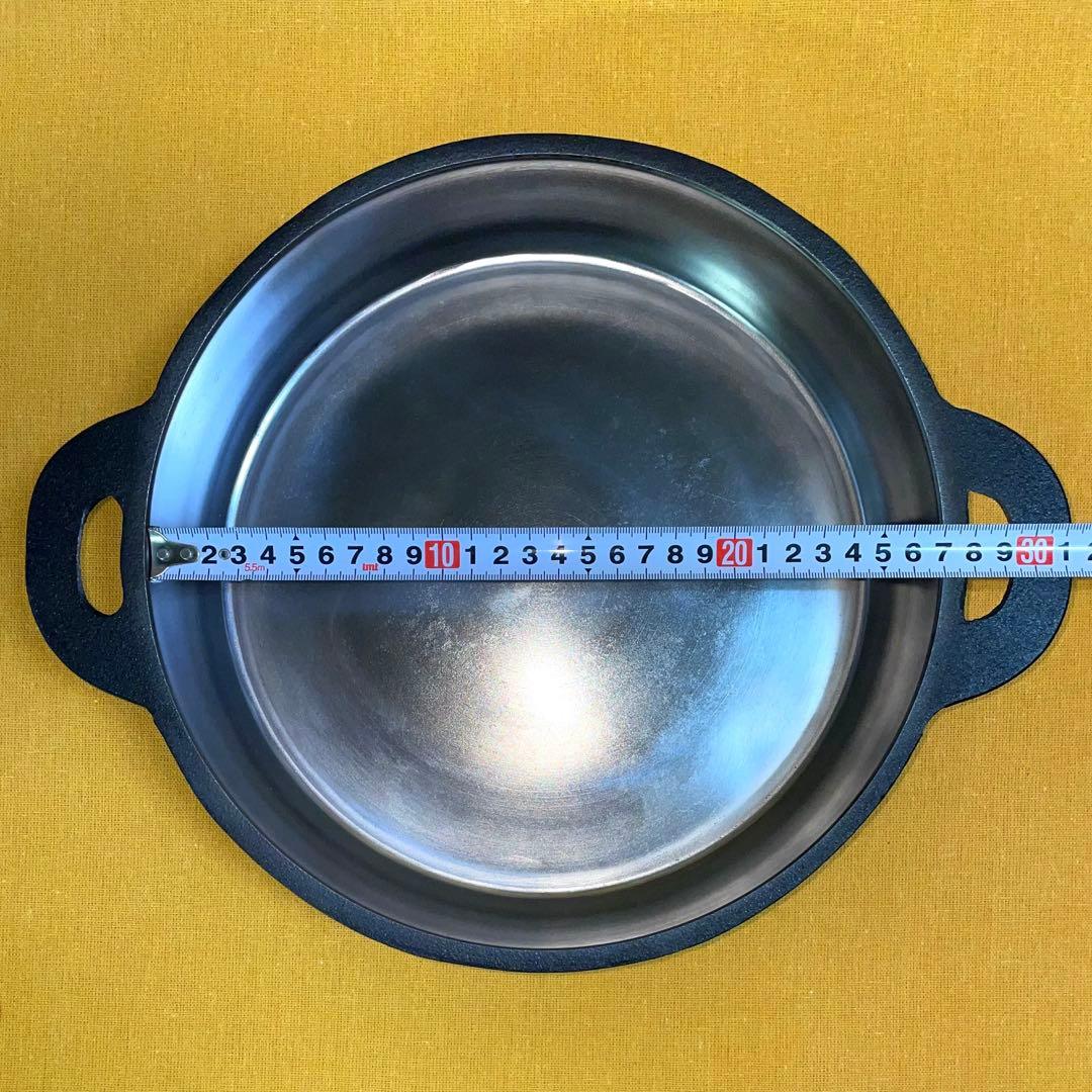 出品同型商品で一番美しい‼️ 山王堂 久慈 砂鉄鍋 27cm すき焼き鍋 南部鉄器