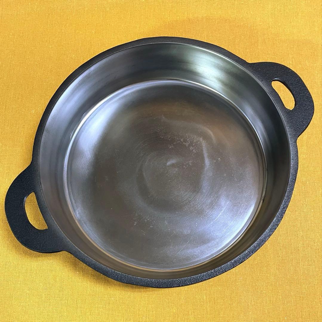 出品同型商品で一番美しい‼️ 山王堂 久慈 砂鉄鍋 27cm すき焼き鍋 南部鉄器