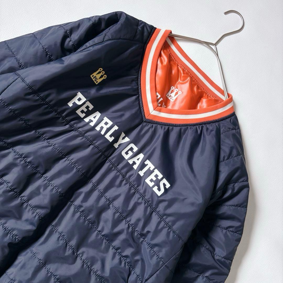 美品✨パーリーゲイツ 中綿 リバーシブルスニード Lサイズ ワッペン 2way