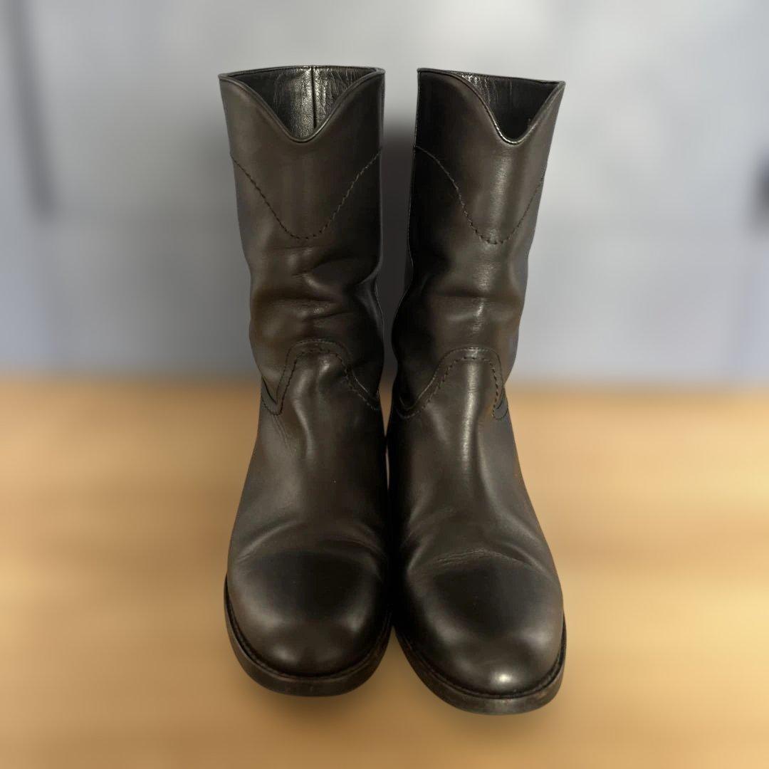 CHANEL ブラック ハイブーツ