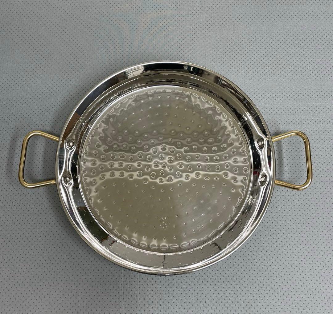 La Ideal ステンレス パエリア鍋　ファミリーサイズ（6人用）