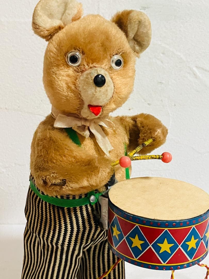 岩谷製作所 1950年 Barney Bear 　ドラマーベア　電動クマ玩具