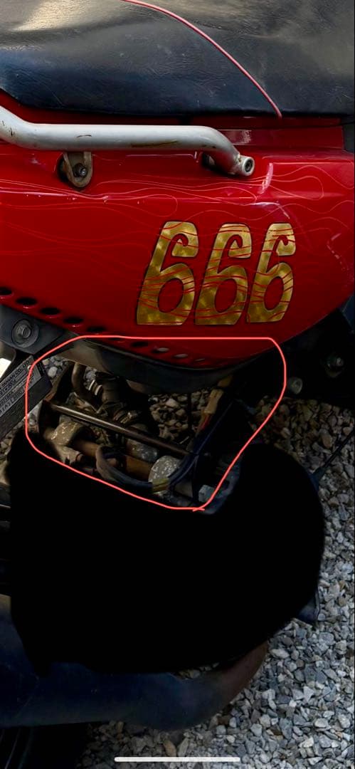 ヤマハ　bw's100 台湾仕様部品取り車