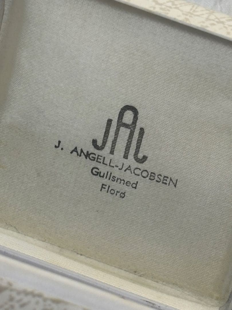 ヴィンテージJ. Angell Jacobsen 船のブローチカフリンクスセット