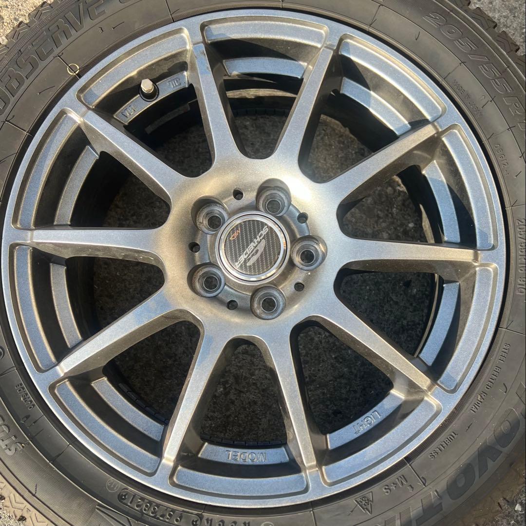 スタッドレス205/55R16 16×6.5j PCD100 ET48 TOYO