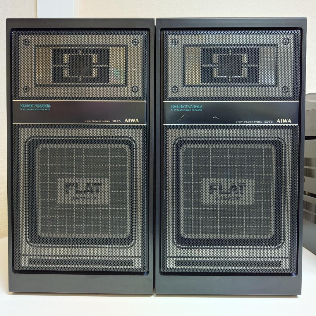 【ジャンク】AIWA ミニコンポ LX-3 RX-6 FX-W6 SX-F6