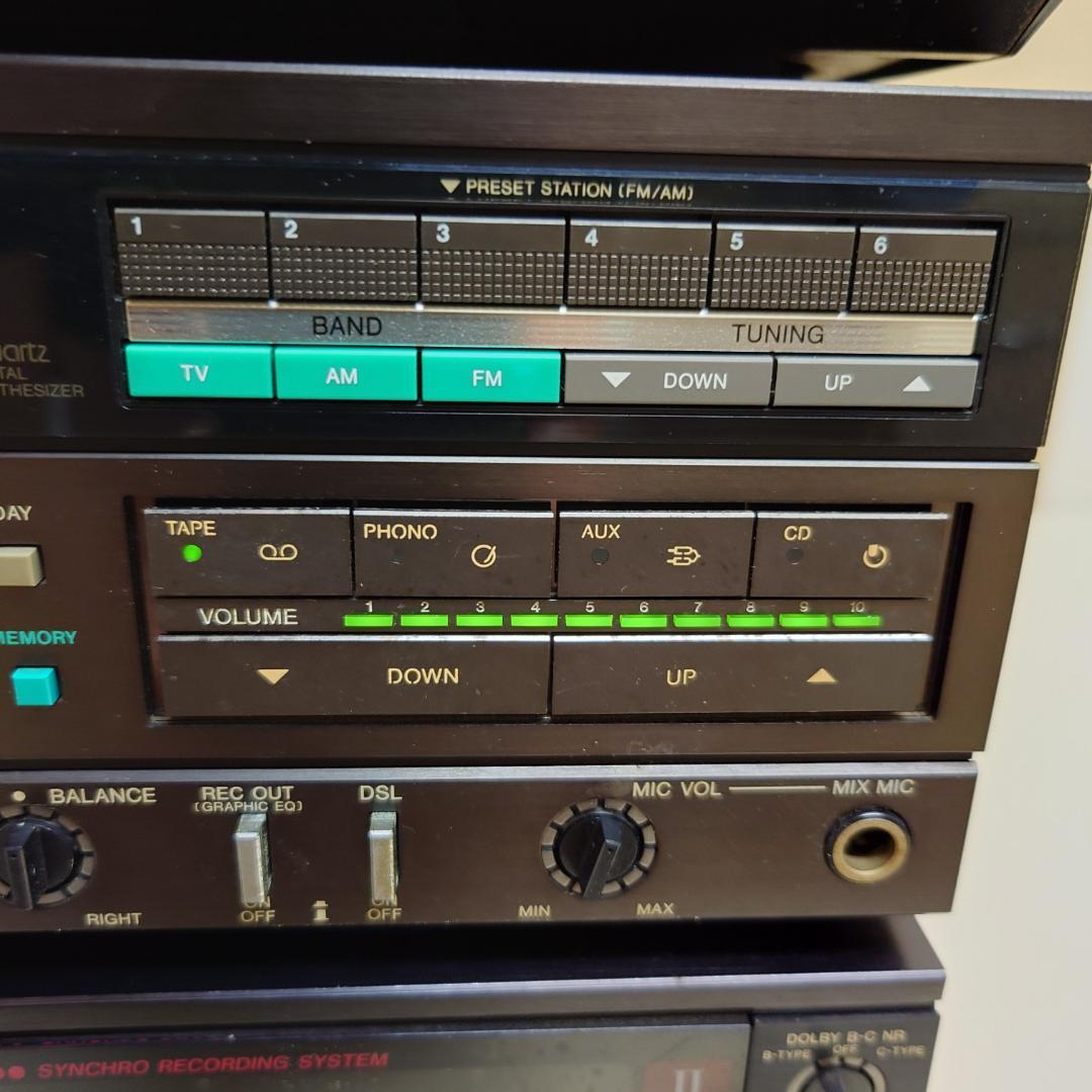 【ジャンク】AIWA ミニコンポ LX-3 RX-6 FX-W6 SX-F6