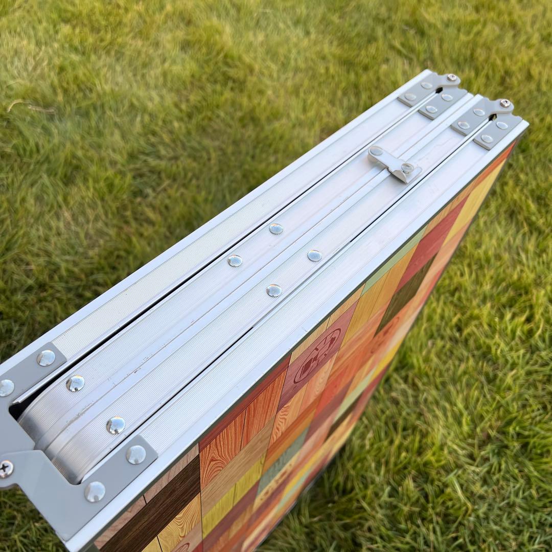 【美品】Coleman ナチュラルモザイク リビングテーブル 180プラス