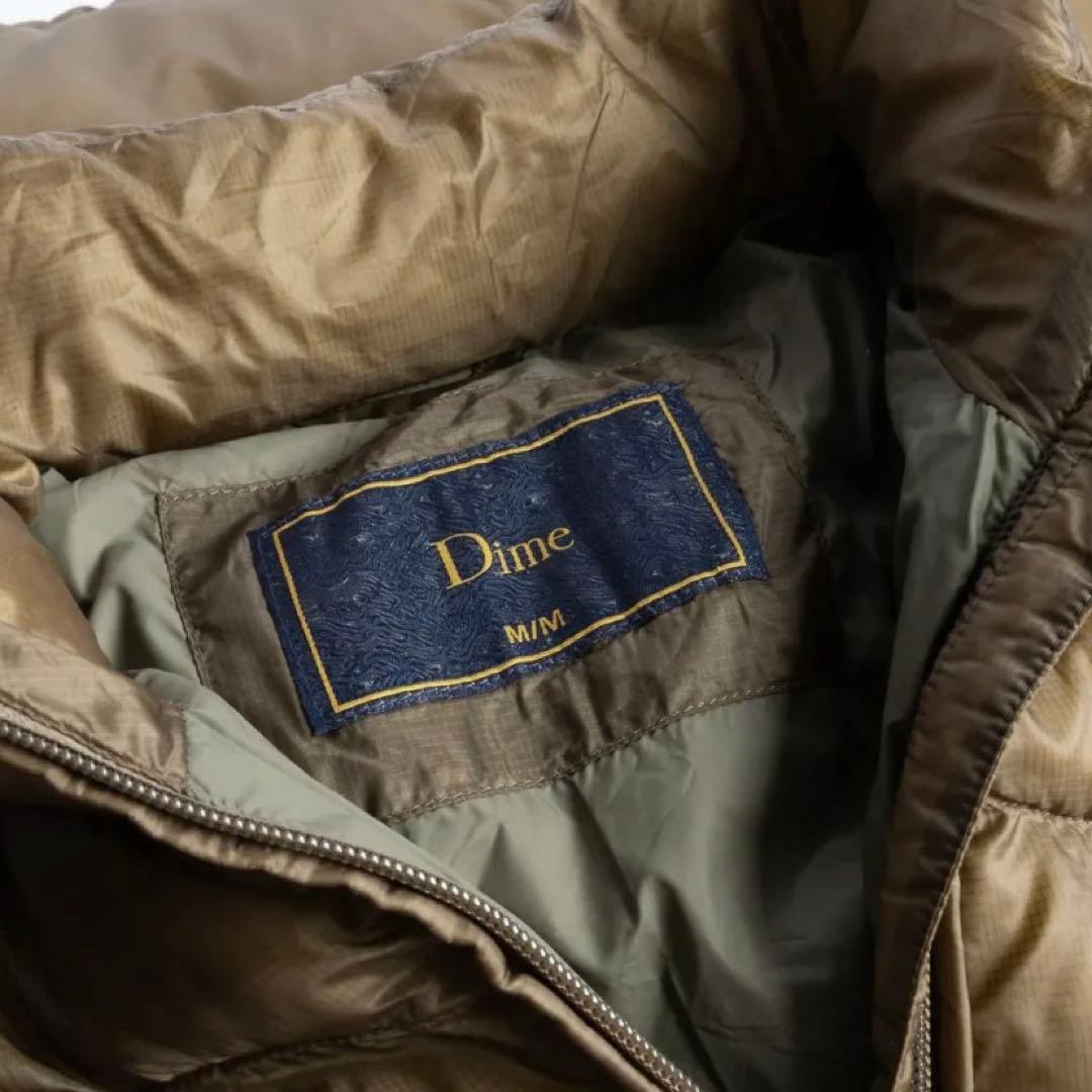 Dime CLASSIC RIPSTOP PUFFER ダウン ゴールド M