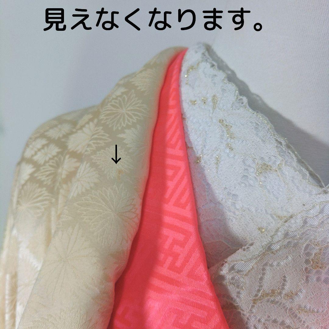 格安！　振袖フルセット　8点　成人式　結婚式　前撮り　蝶々　クリーム色　袋帯　白