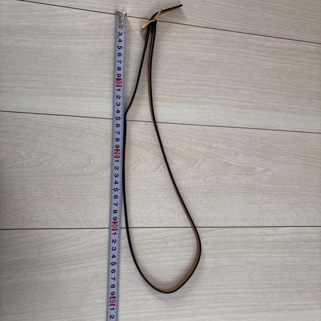 LOEWE ロエベ　アマソナパッドロックベルト　スムースカーフ　ブラックゴールド