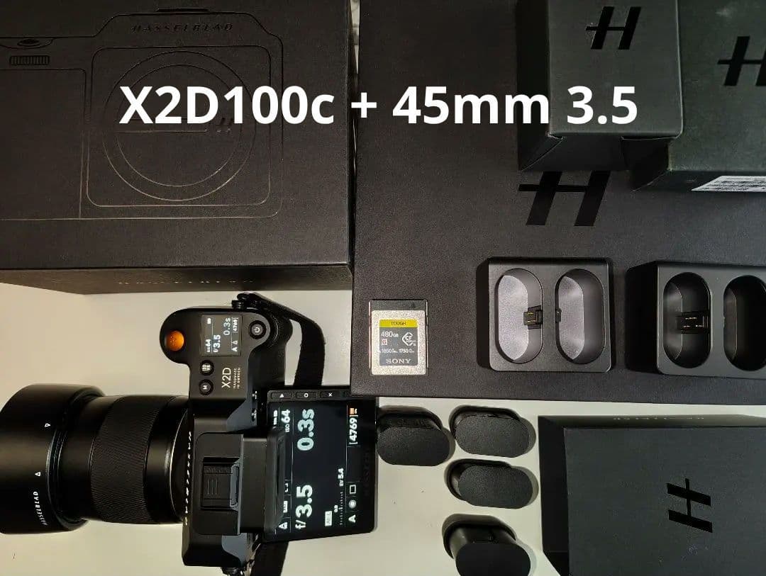 Hasselblad X2D 100C + XCD 45mm｜480GB CF