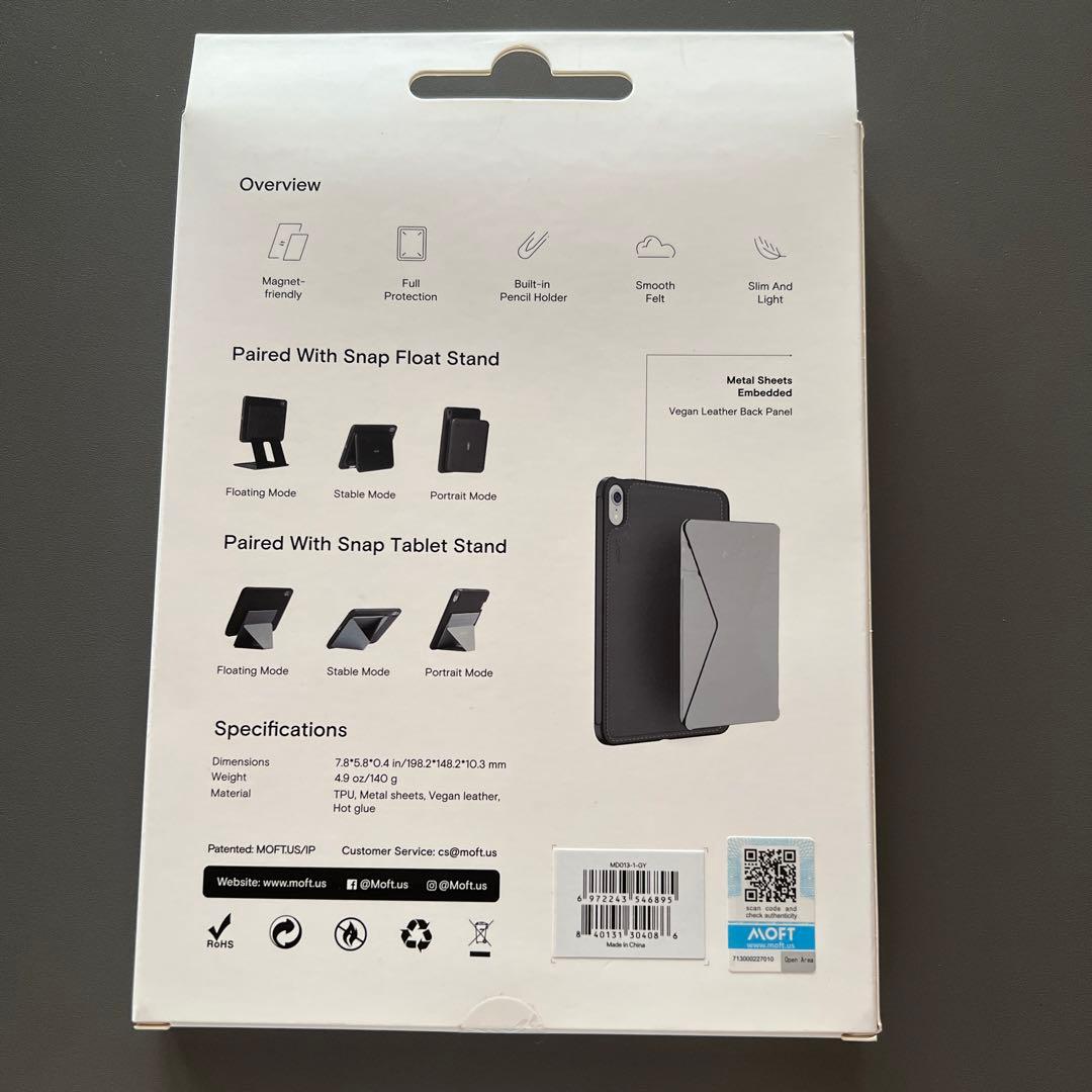 MOFT iPad mini 6用 Snap ケース MD013-1-GY