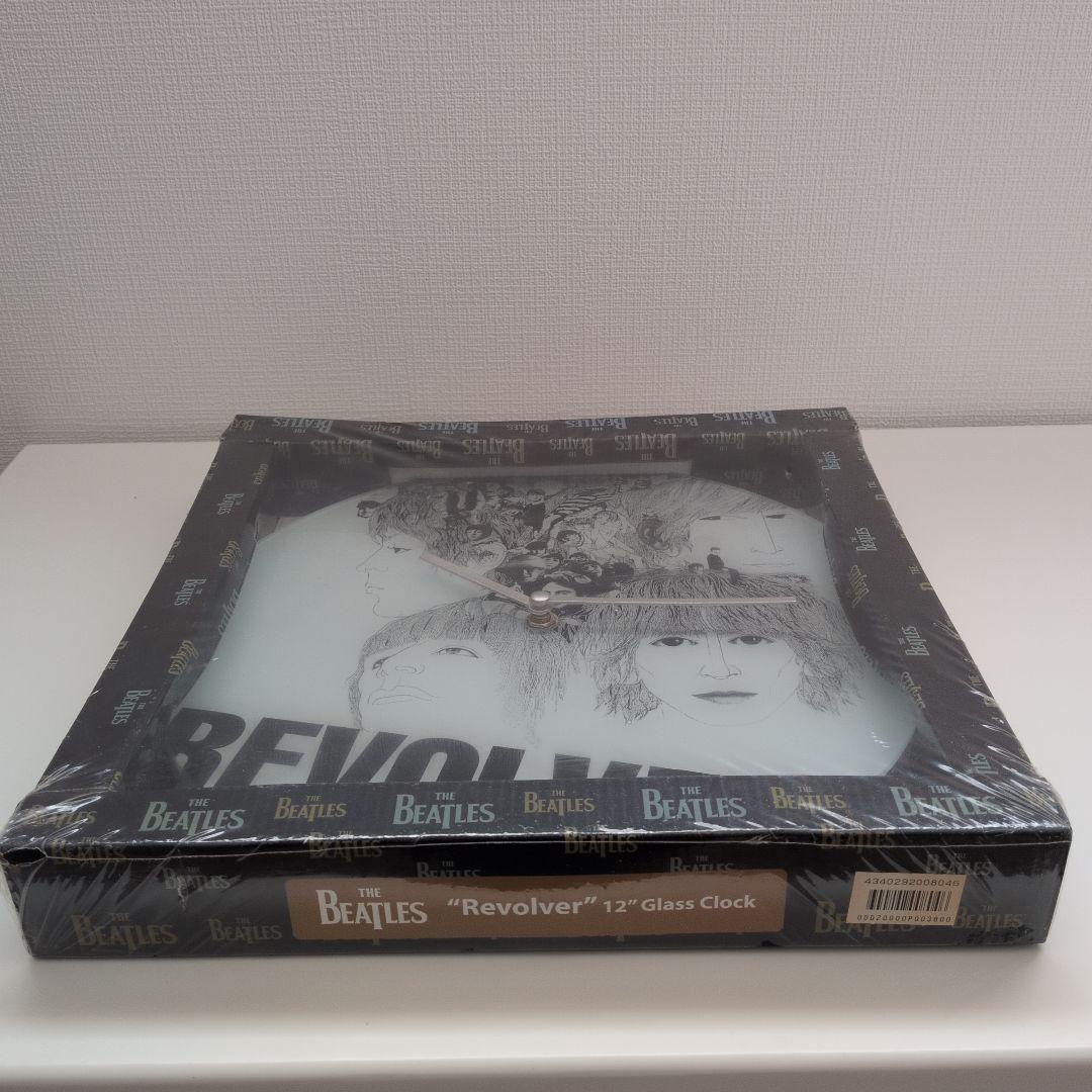 ビートルズ　掛時計 Revolver 12\" Glass Clock レトロ