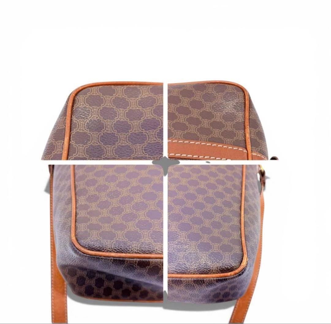 CELINE ショルダーバッグ サコッシュ ブラウン 肩掛けカバン レディース