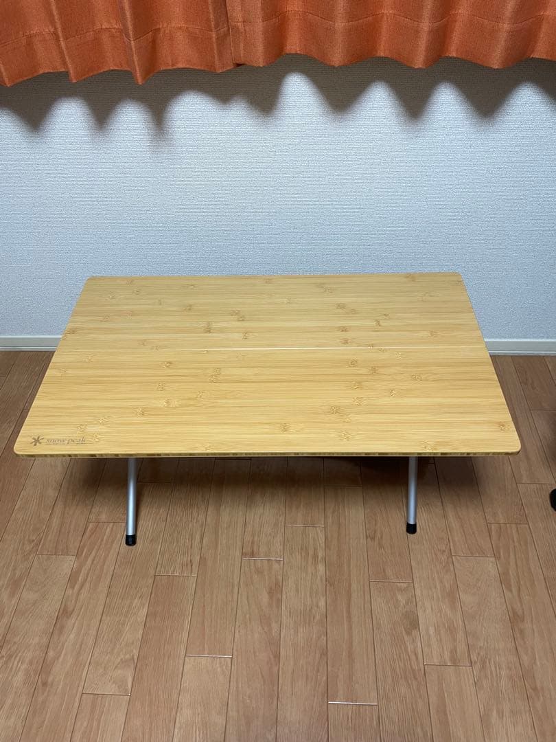 スノーピーク　ワンアクションローテーブル竹