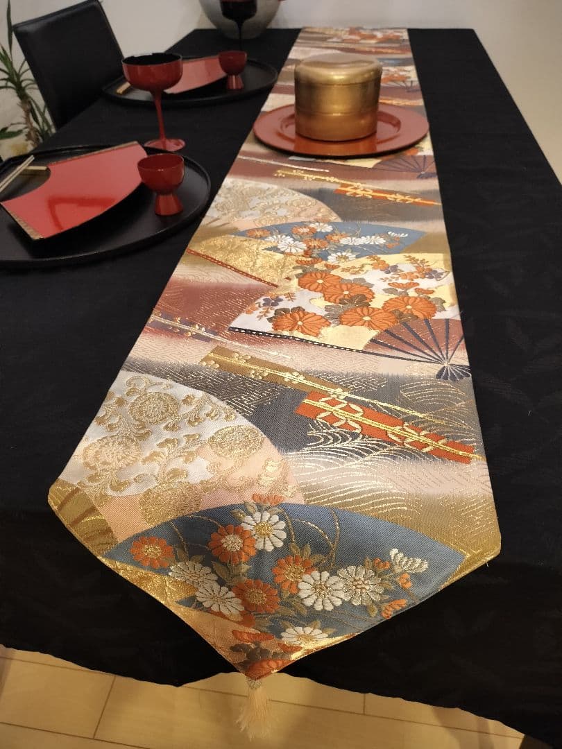 A939高級‼️逸品‼️ひな祭り‼️扇子‼️2m13cm