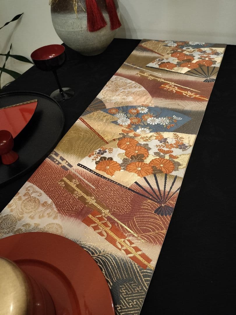 A939高級‼️逸品‼️ひな祭り‼️扇子‼️2m13cm
