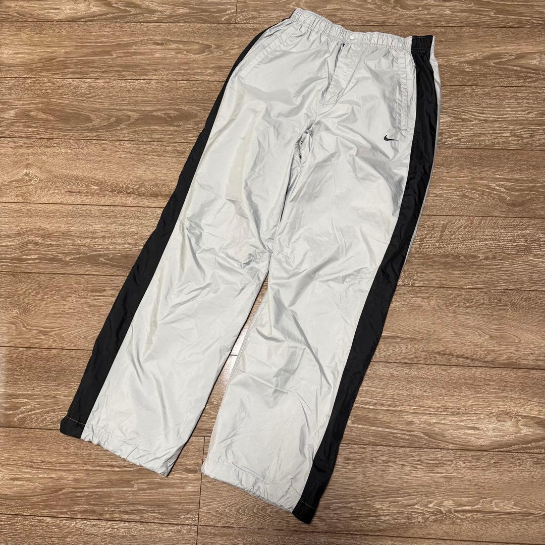 超美品 Nike old ナイキ 00s y2kナイロンジャケット 上下 L