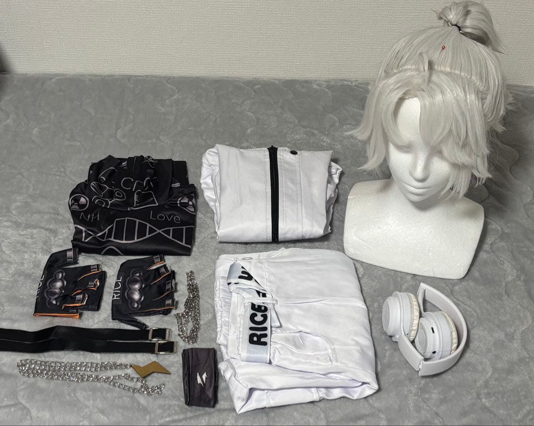 【匿名配送】第五人格 Bduck ルカ 囚人 コスプレ ウィッグ 衣装 セット