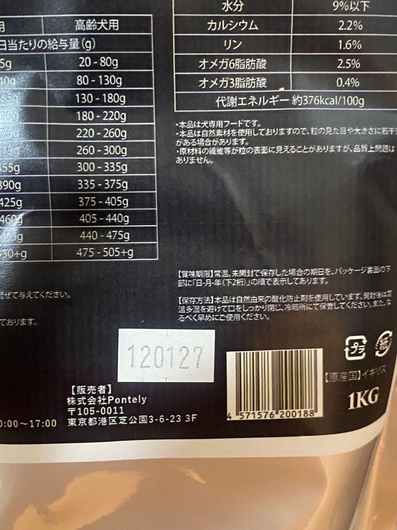 WOLF INSIGHT ダック ドライフード 1kg 5袋