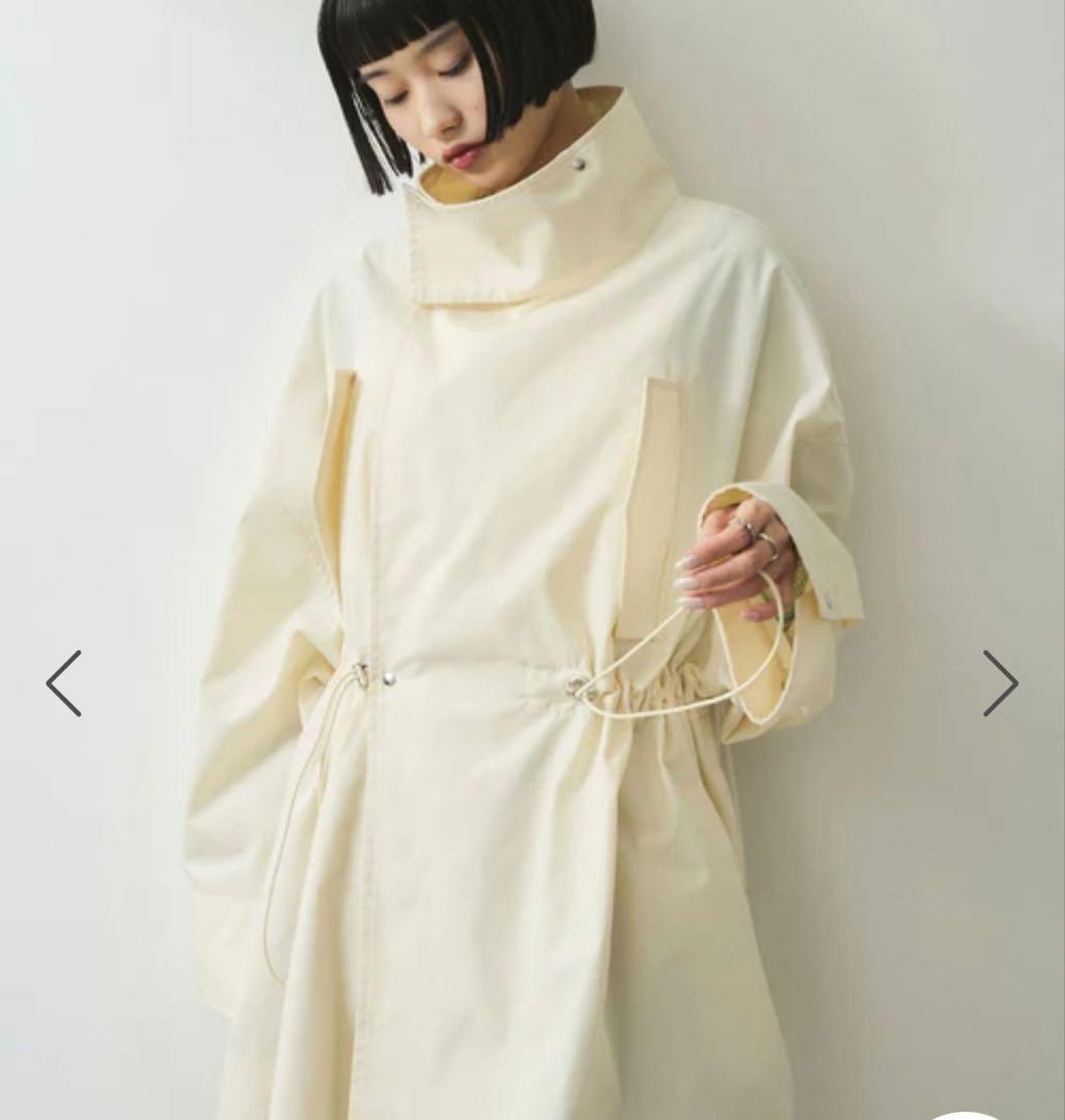 【完売商品】アダムエロペ　スタンドカラーハーフモッズコート　新品