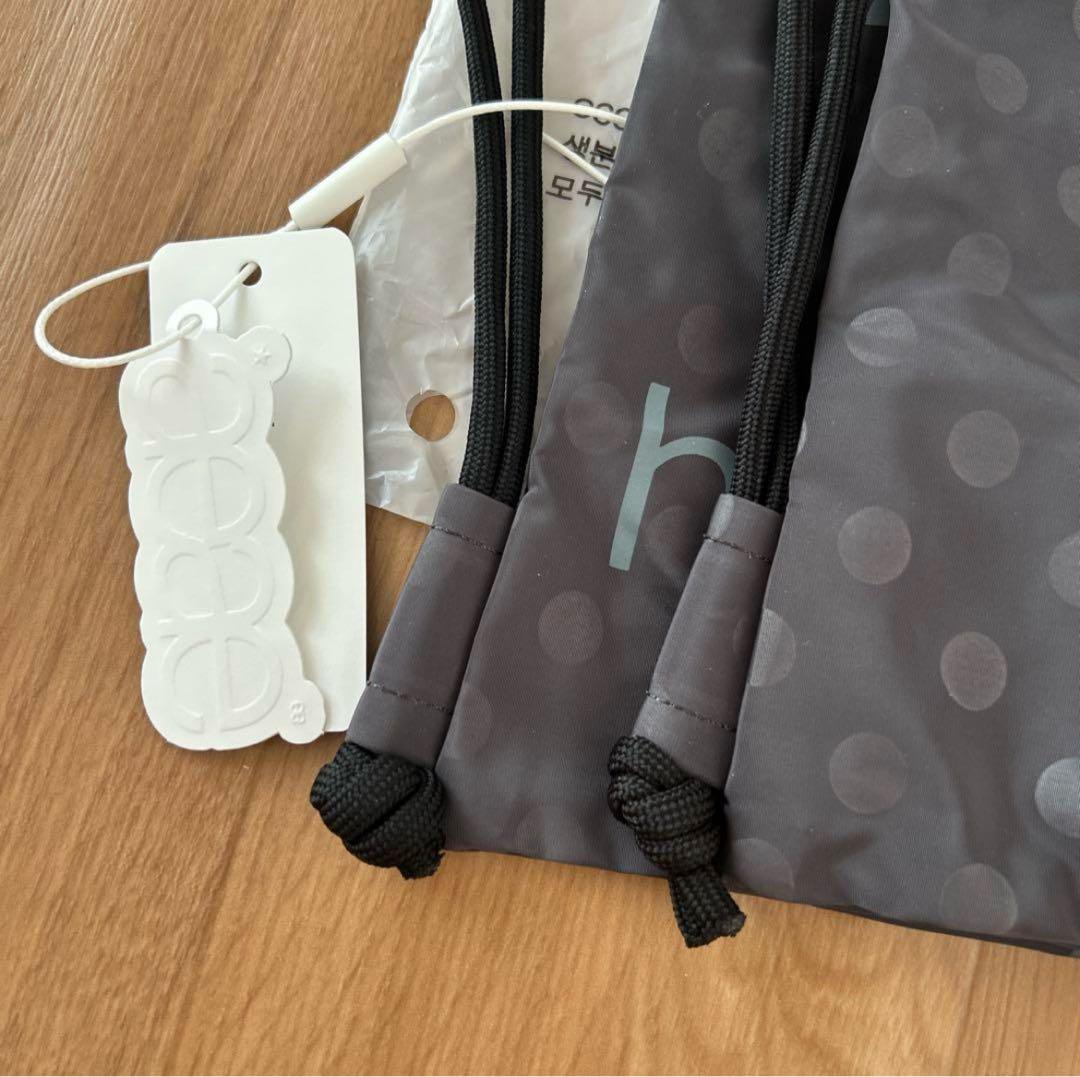 ❗️新品❗️aeae ナップサック ドット グレー 韓国限定　*正規品*