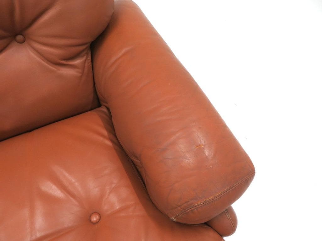 B＆Bイタリア　スカルパ　コロナド　総本革　1人掛けソファ　ビンテージ　名作