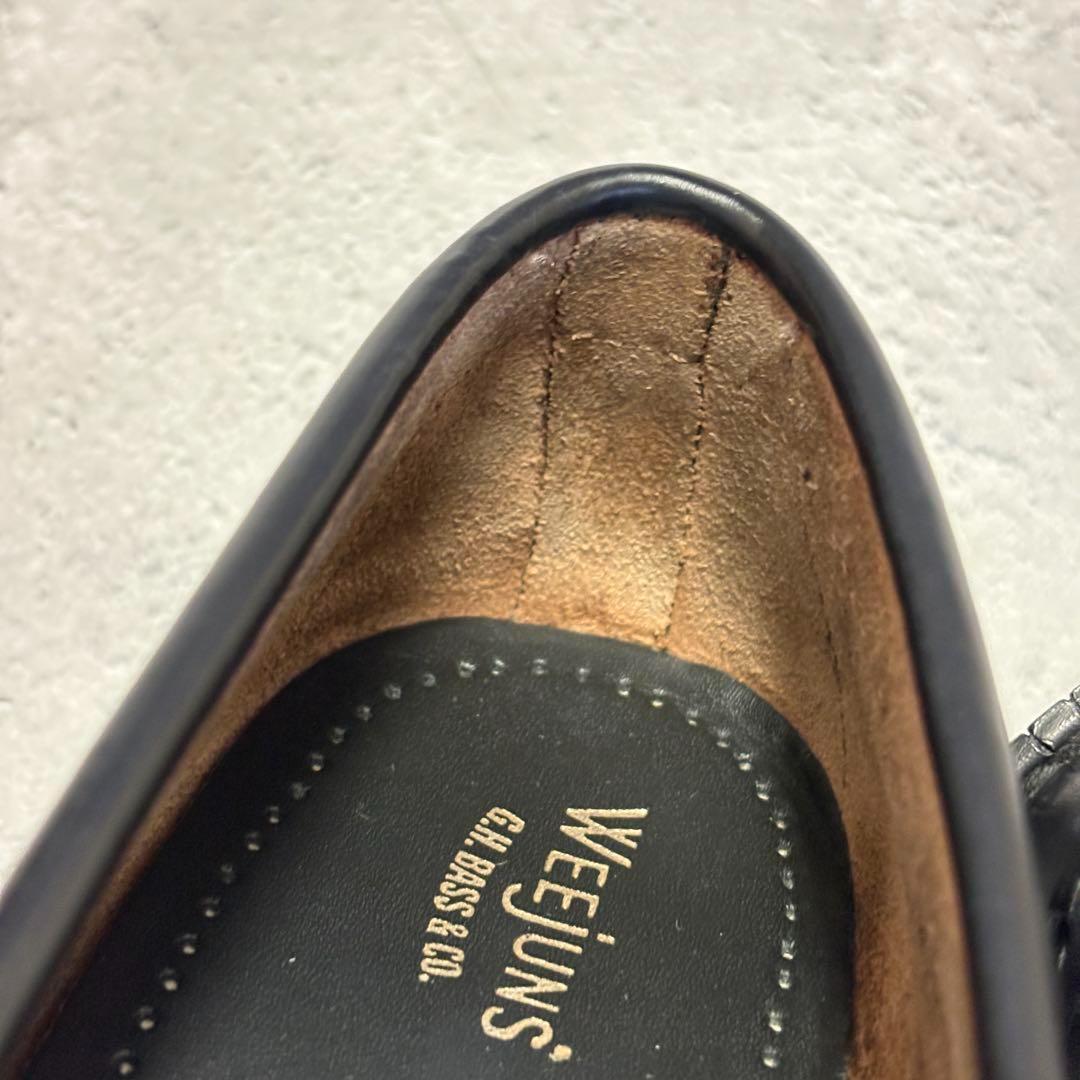 美品　ジーエイチバス　G.H.Bass (37) 革靴　ビットローファー　レザー