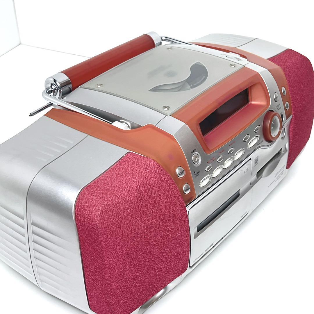 【美品・動作品】 KENWOOD MDX-F3 CD MD カセット ピンク