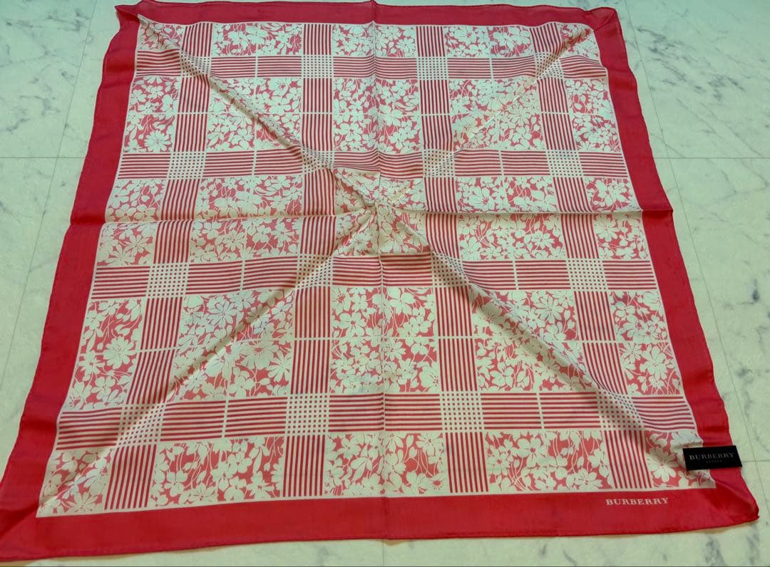BURBERRY 大判　ハンカチ　 ５枚セット