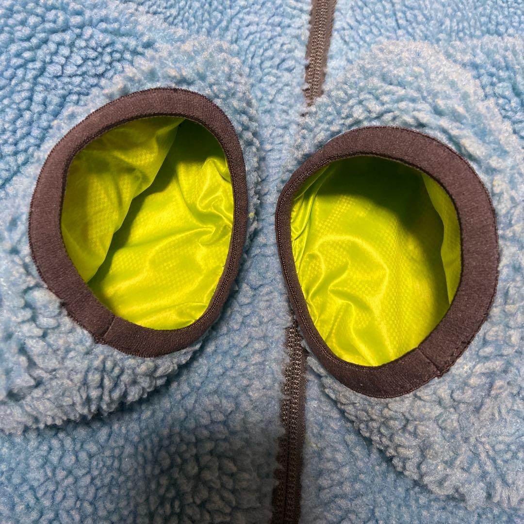 希少サイズ ヨネックス ボアリバーシブルジャケット ブルー xo