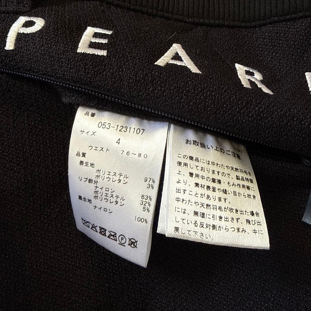 防寒　蓄熱　裏地付　パーリーゲイツ　キルティング　パンツ　紺　M〜L相当　4