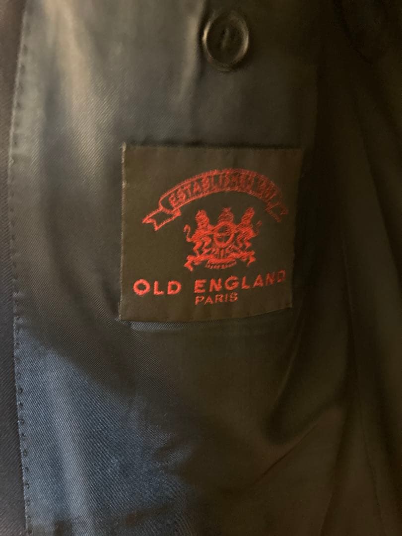 美品 80's 90's Old England ダブルブレストネイビーブレザー